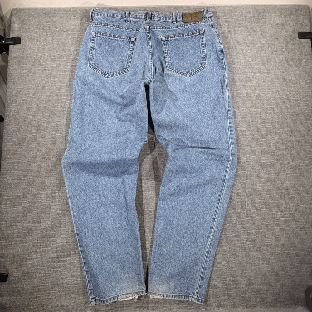 Calvin Klein Easy Fit Jeans Mens 40x34 Blue Good Double Stonewash Vintage 90s